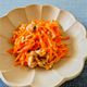 【人参のツナサラダ】レモンでさっぱりとして美味しい。