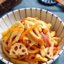 ちくわとさつまいもの秋色♡バター醤油きんぴら【#作り置き】