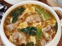【とろたま豚キムチスープ】満足感◎ご飯にも合う！