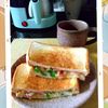チョロリスの作ってみた!投稿(昭和のピザトースト風ホットサンド)