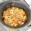 コクしっかり♪鶏ひき肉の甘辛炊き込みごはんの工程3