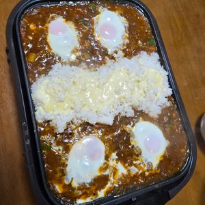 とよやんの作ってみた!投稿(市販のカレールウで♡『とろ～りチーズのキーマカレープレート』)