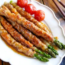 【アスパラの甘辛チーズ豚巻き】やみつき照り照りおかず♪
