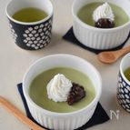 抹茶と豆腐のヘルシーレアチーズケーキ