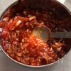 とうもろこしと胸肉のチリソース風炒めの工程2