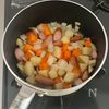 【お野菜たっぷりトマトスープ】ケチャップで簡単！コク旨！の工程2