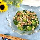 《ご飯のお供》ポリポリきゅうりとツナのさっぱり梅和え＊