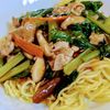 まゆのの作ってみた!投稿(お店以上とほめられる！具沢山『豚と小松菜のあんかけ焼きそば』)