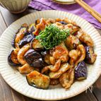 【カリじゅわ♡豚こまとなすの甘酢だれ】ご飯が止まらない