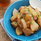 冷凍テクで味しみしみ。ツナと大根の煮物【時短・作り置き】