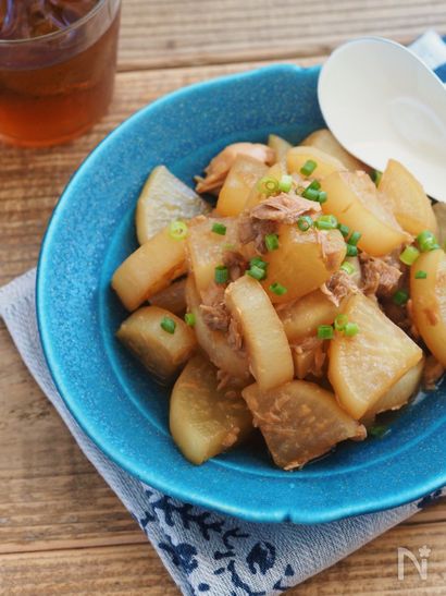 冷凍テクで味しみしみ ツナと大根の煮物 時短 作り置き By むっちんぷりん レシピサイト Nadia ナディア プロの料理家のおいしいレシピ