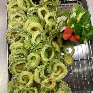 そら・ゆずの作ってみた!投稿(【簡単おつまみ】パリパリが美味しい☆ゴーヤチップス☆)