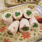 いんげんと梅だれの鶏ささみロール