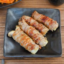 「ほりにし」で味が決まる！エリンギの肉巻き