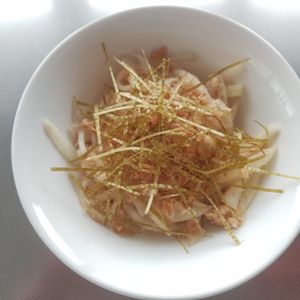 はるにゃんこの作ってみた!投稿(居酒屋さんの大根サラダ【抱えて食べたいやみつきサラダ】)