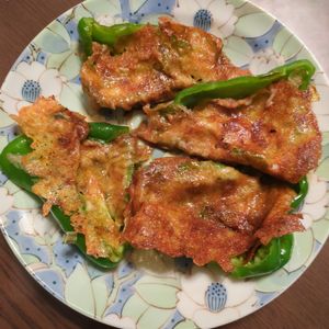 たりおの作ってみた!投稿(【爆速すぎる】ピーマンおかかチーズ焼き)