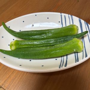 wanの作ってみた!投稿(オクラの白だしわさびびたし)