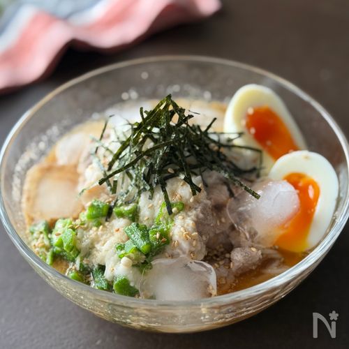 ねばとろ豚しゃぶそうめん