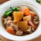 『豚バラ大根の煮物』味しみほっこり♡薄切り肉で手軽に♪
