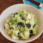アボカドと豆腐の海苔サラダ《隠しチーズでコク旨♪》