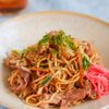 油不使用でヘルシー!電子レンジで作るソース焼きそばの工程3