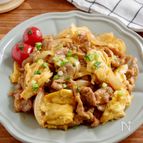ご飯すすむ！豚たまスタミナ炒め