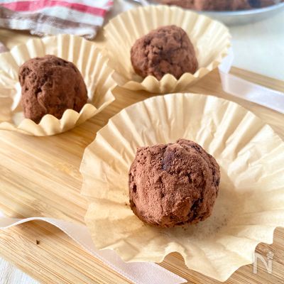 【大人チョコ】ハイカカオはちみつビタートリュフ。