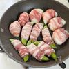 春野菜をもりもり♪【新玉ねぎとスナップえんどうの豚バラ巻き】の工程2