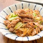 ご飯が進む‼︎
玉ねぎ✖️キャベツ✖️豚こま肉のにんにく炒め