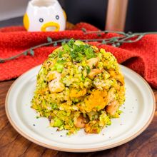 COSORIで炒めないノンオイルブロッコリー炒飯