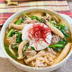 ラクうま♡ワンパンチゲ風うどん🍲