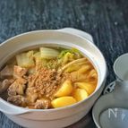 癖になる味わい！＊ごま味噌にんにく納豆鶏鍋＊