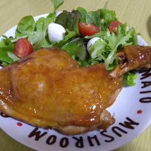 ≧*なお*≦の作ってみた!投稿(フライパンで♪照りツヤ♡『手羽元のローストチキン』)