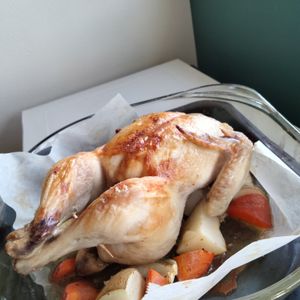 あずさの作ってみた!投稿(ハーブ不要！【丸鶏ローストチキン】調味料3つで味簡単♩)