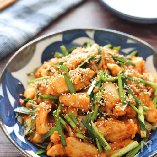 【豚キムチならぬ鶏むねキムチ】絶品!!ヘルシー大満足♪