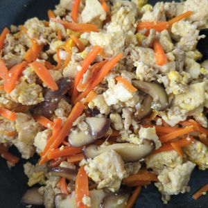 はちわれの作ってみた!投稿(【炒り豆腐】これ作れたら一生役立つ栄養レシピ５)