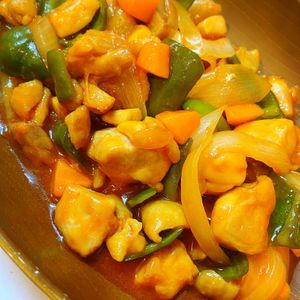みおの作ってみた!投稿(【鶏むね肉の野菜たっぷり酢鶏】揚げない簡単!ヘルシーおかず♪)
