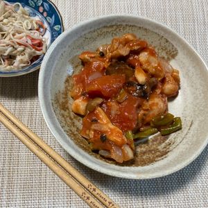 あおいの作ってみた!投稿(【鶏肉と野菜のラタトゥイユ】夏野菜たっぷりおかず)