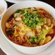 【キャベツと豚肉の味噌スープ麺】お好きな麺で味わう濃厚味噌味