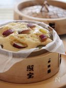 ふかふか。さつまいも蒸しパン。