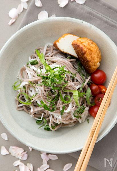 大葉たっぷり大根そばサラダ