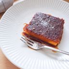 混ぜて焼くだけ！【濃厚かぼちゃプリン】🧑🏻‍🍳🍮
