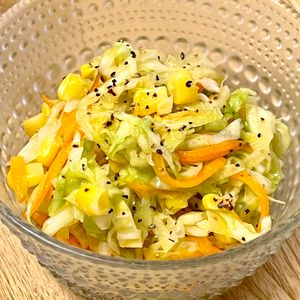 michuの作ってみた!投稿(ポリ袋で簡単！キャベツと人参の簡単マリネサラダ)