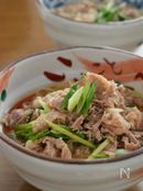 冷凍うどんで旨い!関西風肉うどん