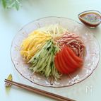 【焼きそば麺で作れる！】タレも手づくりピリ辛冷麺
