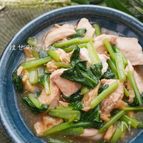 ＼生姜でポカポカ／鶏肉と小松菜の生姜ポカポカとろみあん