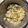 サクッ♡とろっ《枝豆とコーンのがんもどき》の工程2