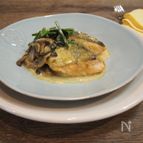 鮭とほうれん草のカレークリーム煮