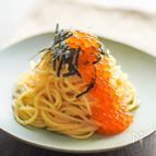 いくらの明太子パスタ【お正月にも】