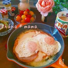 休日のの～んびりした朝に！食事系パンケーキ